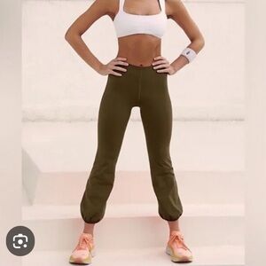 FP Movement Let’s Bounce Bubble Pants, Olive Green